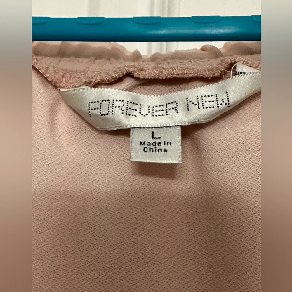 Forever New Bodysuit Pink Size L - Picture 3 of 6